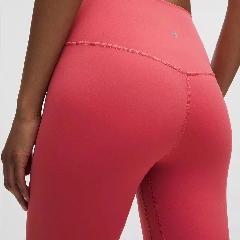 lululemon Align High-Rise Pant 25" Size 10 Desert Red - Picture 5 of 10